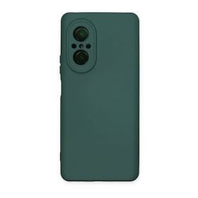 Newface Huawei Nova 9 SE Nano İçi Kadife Silikon Koyu Yeşil Cep Telefonu Kılıfı