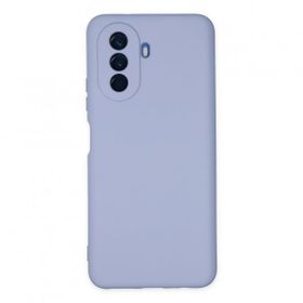 Newface Huawei Nova Y70 Nano İçi Kadife Silikon Lila Cep Telefonu Kılıfı