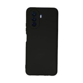 Newface Huawei Nova Y70 Nano İçi Kadife Silikon Siyah Cep Telefonu Kılıfı