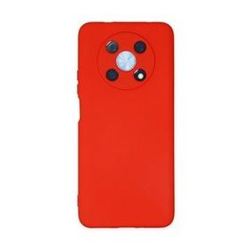 Newface Huawei Nova Y90 Nano İçi Kadife Silikon Kırmızı Cep Telefonu Kılıfı