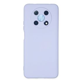 Newface Huawei Nova Y90 Nano İçi Kadife Silikon Lila Cep Telefonu Kılıfı