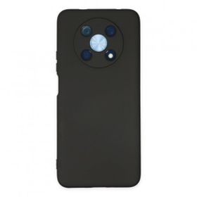 Newface Huawei Nova Y90 Nano İçi Kadife Silikon Siyah Cep Telefonu Kılıfı