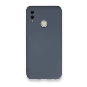 Newface Huawei P Smart 2019 Nano İçi Kadife Silikon Gri Cep Telefonu Kılıfı