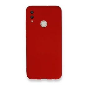 Newface Huawei P Smart 2019 Nano İçi Kadife Silikon Kırmızı Cep Telefonu Kılıfı