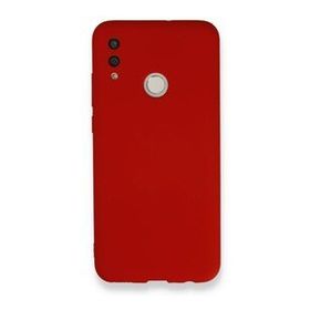 Newface Huawei P Smart 2019 Nano İçi Kadife Silikon Kırmızı Cep Telefonu Kılıfı