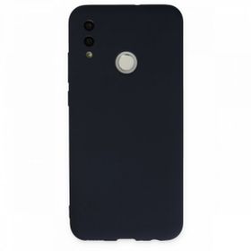 Newface Huawei P Smart 2019 Nano İçi Kadife Silikon Lacivert Cep Telefonu Kılıfı