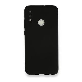 Newface Huawei P Smart 2019 Nano İçi Kadife Silikon Siyah Cep Telefonu Kılıfı