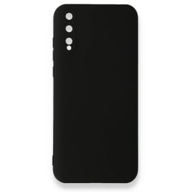 Newface Huawei P Smart S Nano İçi Kadife Silikon Siyah Cep Telefonu Kılıfı