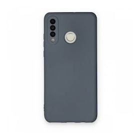 Newface Huawei P30 Lite Nano İçi Kadife Silikon Gri Cep Telefonu Kılıfı