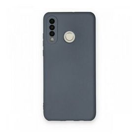 Newface Huawei P30 Lite Nano İçi Kadife Silikon Gri Cep Telefonu Kılıfı