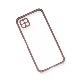 Newface Huawei P40 Lite Miami Şeffaf Silikon Açık Mor Cep Telefonu Kılıfı