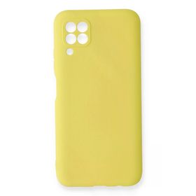 Newface Huawei P40 Lite Nano İçi Kadife Silikon Sarı Cep Telefonu Kılıfı