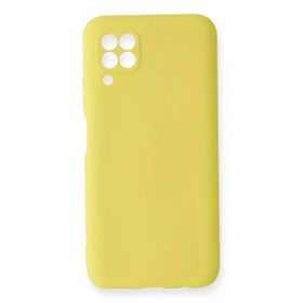 Newface Huawei P40 Lite Nano İçi Kadife Silikon Sarı Cep Telefonu Kılıfı
