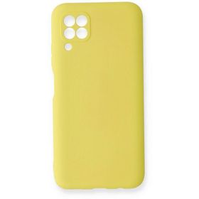 Newface Huawei P40 Lite Nano İçi Kadife Silikon Sarı Cep Telefonu Kılıfı