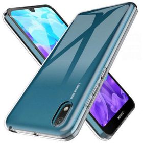 Newface Huawei Y5 2019 Lüx Şeffaf Silikon Cep Telefonu Kılıfı