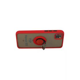 Newface Huawei Y5P Montreal Yüzüklü Silikon Kapak Kırmızı Cep Telefonu Kılıfı