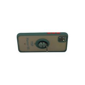 Newface Huawei Y5P Montreal Yüzüklü Silikon Kapak Yeşil Cep Telefonu Kılıfı