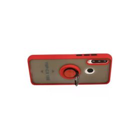 Newface Huawei Y6P Kırmızı Montreal Yüzüklü Silikon Cep Telefonu Kılıfı