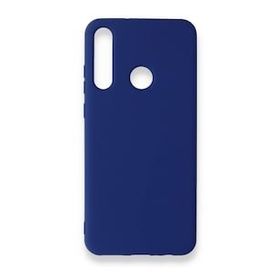 Newface Huawei Y6P Nano İçi Kadife Silikon Lacivert Cep Telefonu Kılıfı