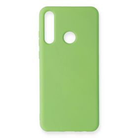Newface Huawei Y6P Nano İçi Kadife Silikon Yeşil Cep Telefonu Kılıfı