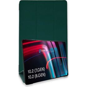 Newface iPad 10.2 7.Nesil Smart Koyu Yeşil Tablet Kılıfı