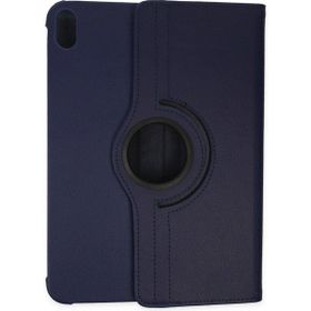 Newface iPad 2022 10.9 10.Nesil 360 Deri Lacivert Tablet Kılıfı