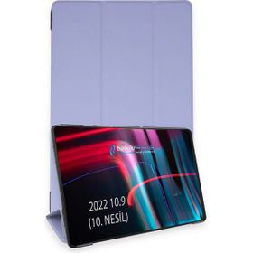 Newface iPad 2022 10.9 10.Nesil Smart Lila Tablet Kılıfı