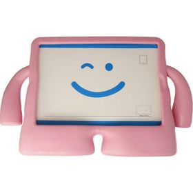 Newface iPad 4 9.7 Karakter Silikon Açık Pembe Tablet Kılıfı