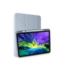 Newface iPad Pro 10.5 Kalemlikli Hugo Mavi Tablet Kılıfı