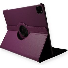Newface iPad Pro 11 2020 360 Deri Mürdüm Tablet Kılıfı