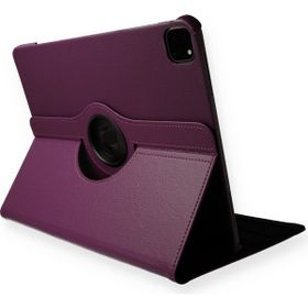 Newface iPad Pro 11 2020 360 Deri Mürdüm Tablet Kılıfı
