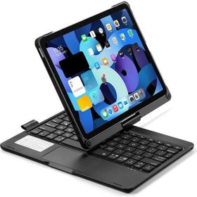 Newface iPad Pro 11 2021 Magic Dönen Klavyeli Siyah Tablet Kılıfı