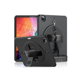 Newface iPad Pro 12.9 2018 Strap-C Otterbox Kapak Siyah Tablet Kılıfı