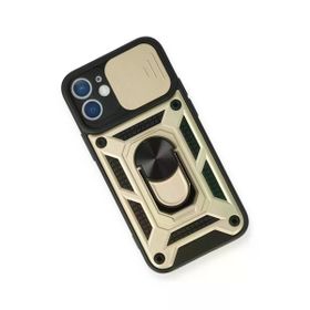 Newface iPhone 11 Gold Pars Lens Yüzüklü Silikon Cep Telefonu Kılıfı