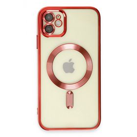 Newface iPhone 11 Kross Magneticsafe Kapak - Kırmızı Kılıf