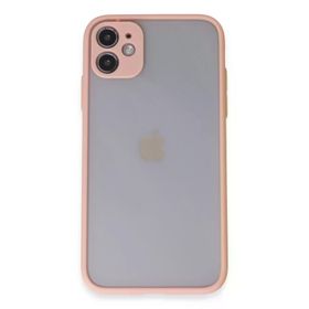 Newface iPhone 11 Montreal Silikon Kapak Pembe Cep Telefonu Kılıfı