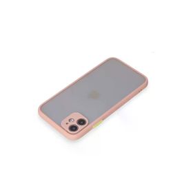 Newface iPhone 11 Montreal Silikon Kapak Pembe Cep Telefonu Kılıfı
