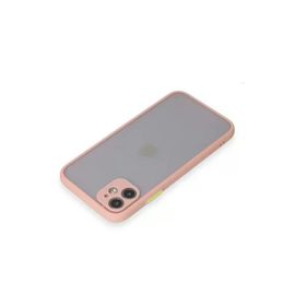 Newface iPhone 11 Montreal Silikon Kapak Pembe Cep Telefonu Kılıfı