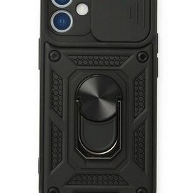 Newface iPhone 11 Pars Lens Yüzüklü Silikon Siyah Kılıf