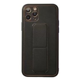 Newface iPhone 11 Pro Coco Deri Standlı Kapak Siyah Cep Telefonu Kılıfı