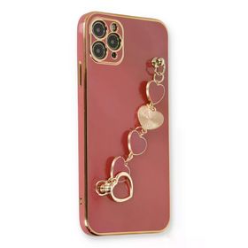 Newface iPhone 11 Pro Esila Silikon - Kırmızı Kılıf