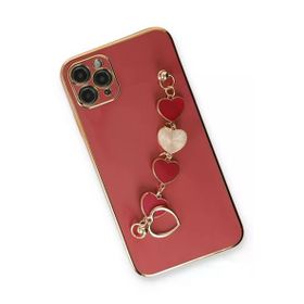 Newface iPhone 11 Pro Esila Silikon - Kırmızı Kılıf