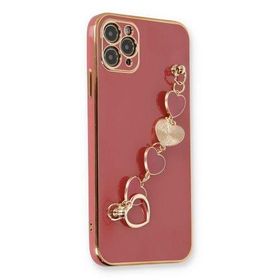 Newface iPhone 11 Pro Esila Silikon - Kırmızı Kılıf
