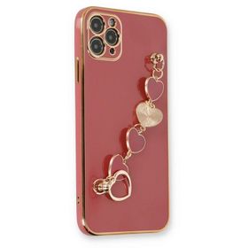Newface iPhone 11 Pro Esila Silikon - Kırmızı Kılıf