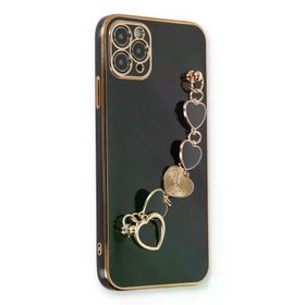 Newface iPhone 11 Pro Esila Silikon Siyah Cep Telefonu Kılıfı