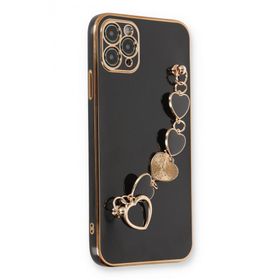 Newface iPhone 11 Pro Esila Silikon Siyah Cep Telefonu Kılıfı
