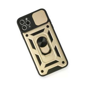 Newface iPhone 11 Pro Gold Pars Lens Yüzüklü Silikon Cep Telefonu Kılıfı