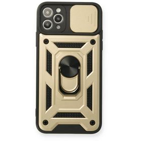 Newface iPhone 11 Pro Gold Pars Lens Yüzüklü Silikon Cep Telefonu Kılıfı