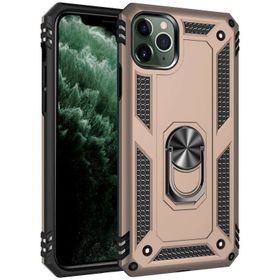 Newface iPhone 11 Pro Gold Sofya Yüzüklü Silikon Cep Telefonu Kılıfı