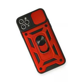 Newface iPhone 11 Pro Kırmızı Pars Lens Yüzüklü Silikon Cep Telefonu Kılıfı